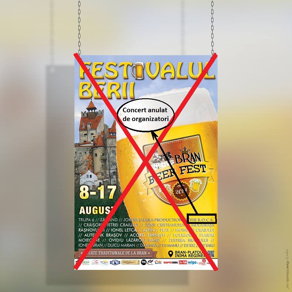 Virusul anularii concertelor in ultima clipa ia amploare. Afla mai multe despre patania celor de la The R.O.C.K.!